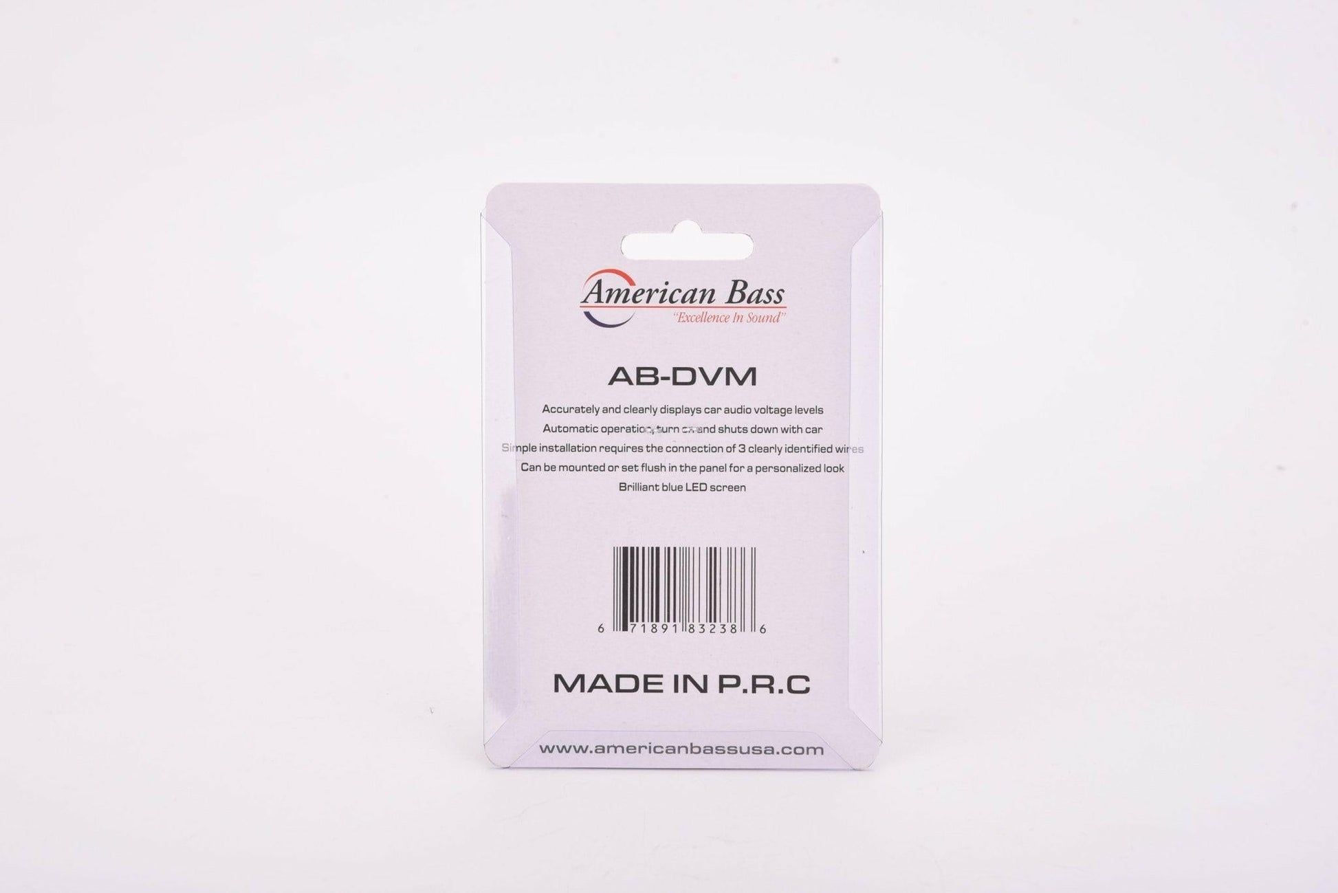 American Bass Digital Voltage Monitor - American Bass Audio