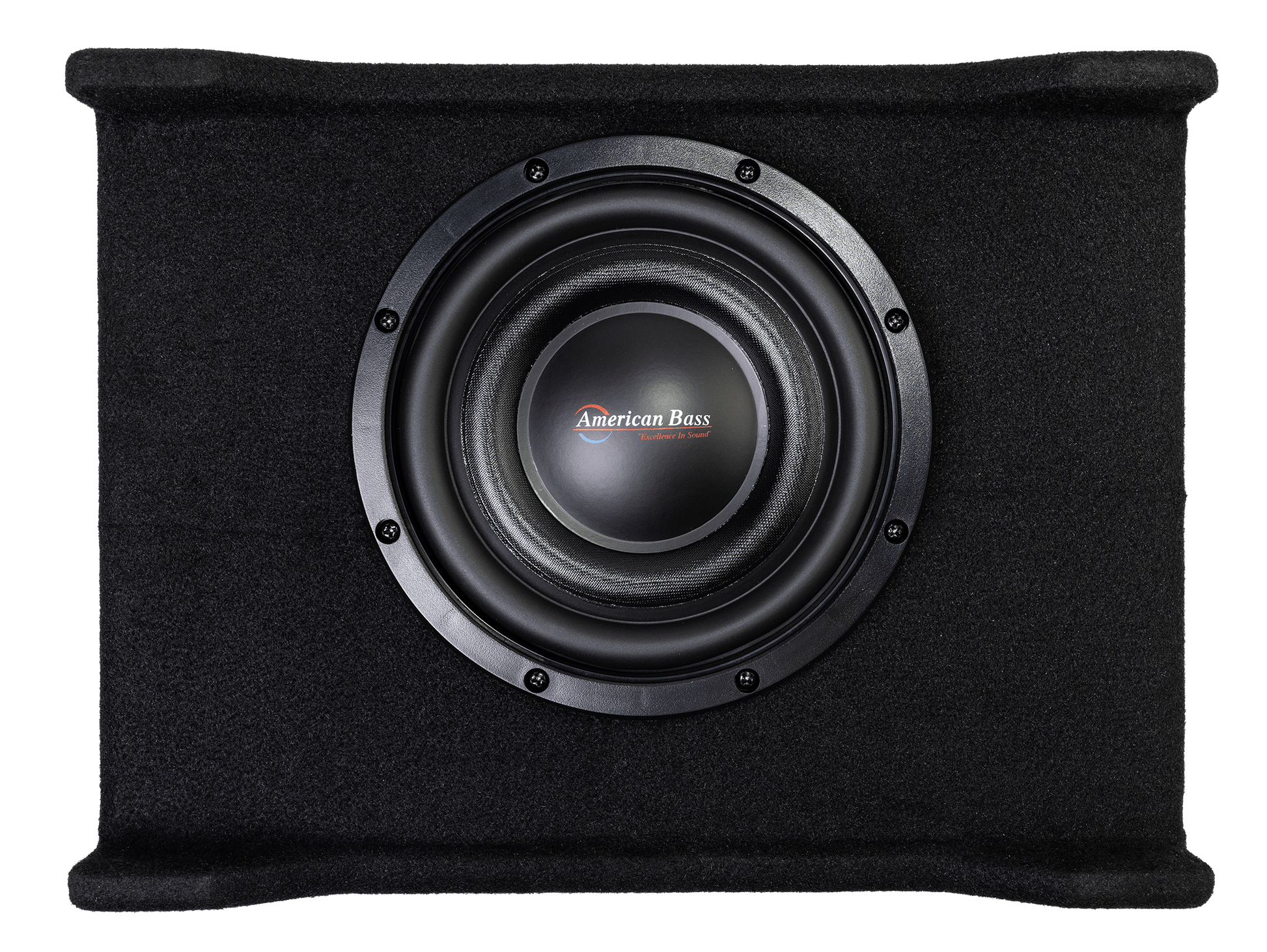American Bass Downfire Subwoofer Enclosure for Titanium Slim 8” - American Bass Audio