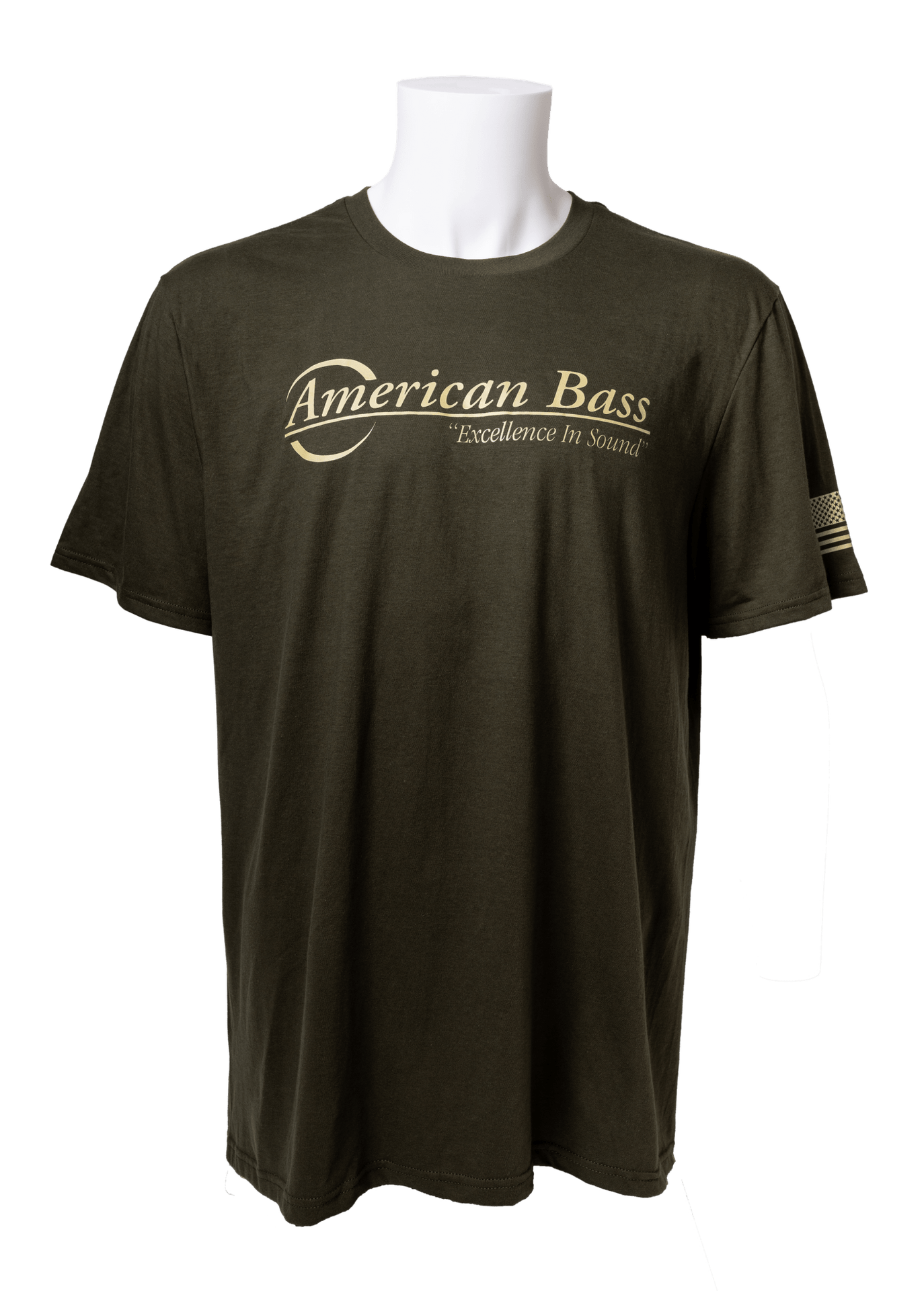 American Bass T-Shirt (Cameo Green) - American Bass Audio