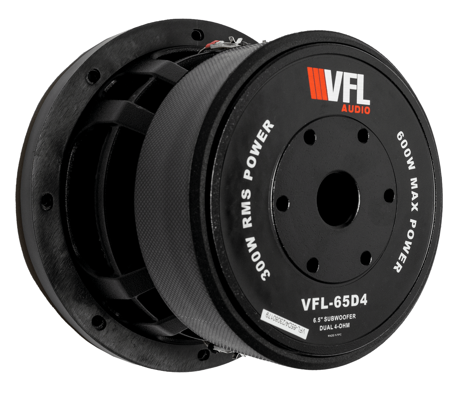 Power Pack: 2 VFL 65 D4 Subwoofers + VFL Hybrid 2800.1 Amplifier - American Bass Audio