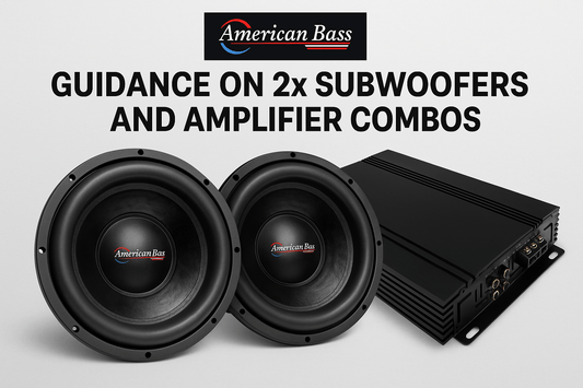2 Subwoofers, 1 Amplifier: Best Match Combos for Maximum Bass | American Bass Audio - American Bass Audio
