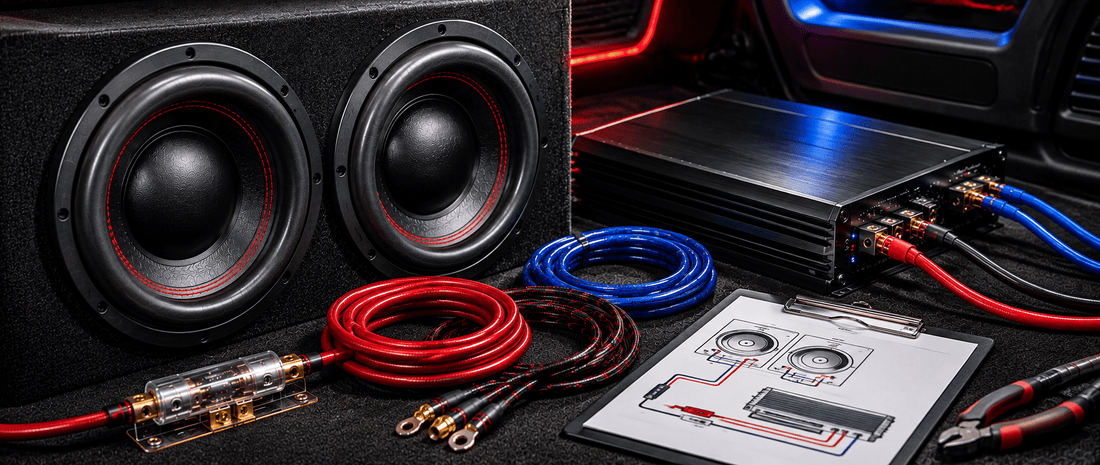 How to Match & Wire Subwoofers to an Amp: Specs & Wiring Guide - American Bass Audio