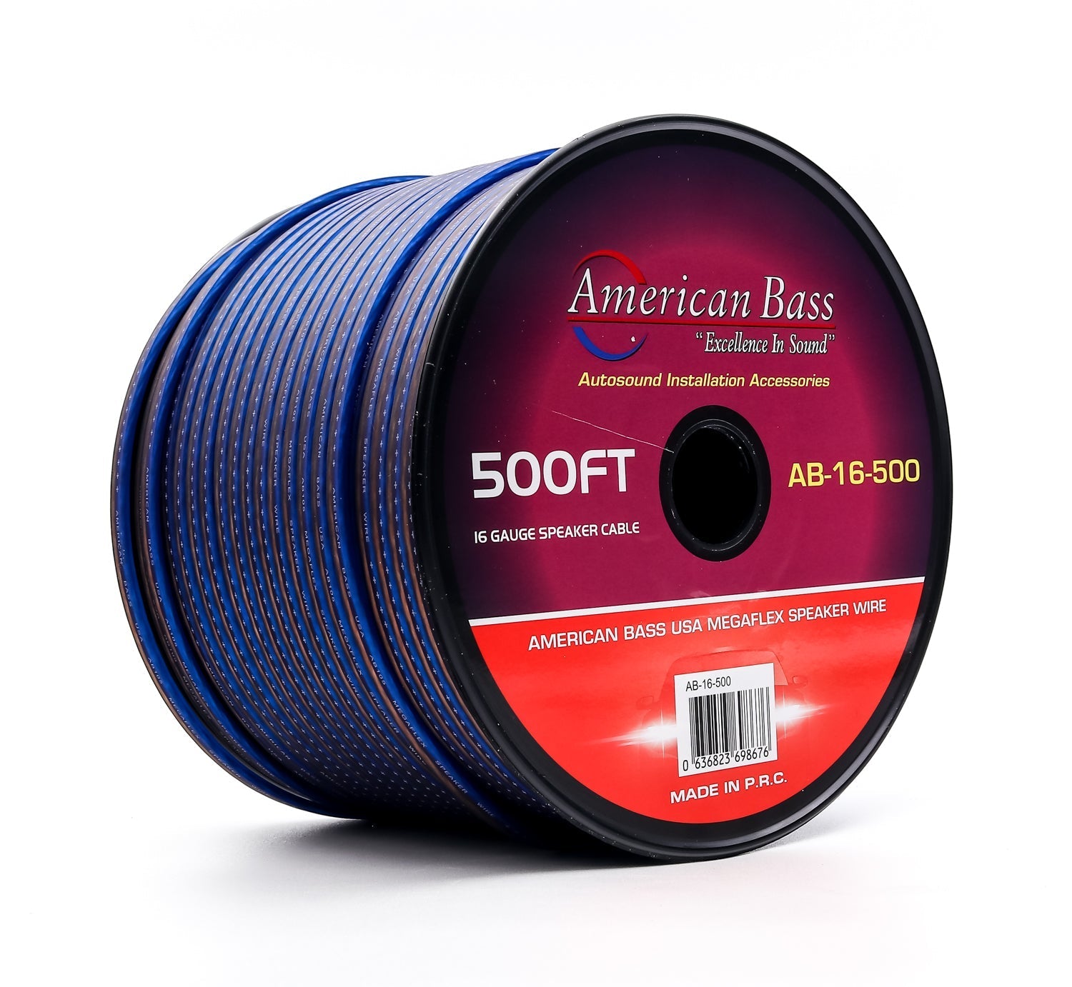 16 Gauge Mega Flex Speaker Wire 500/75ft - American Bass Audio