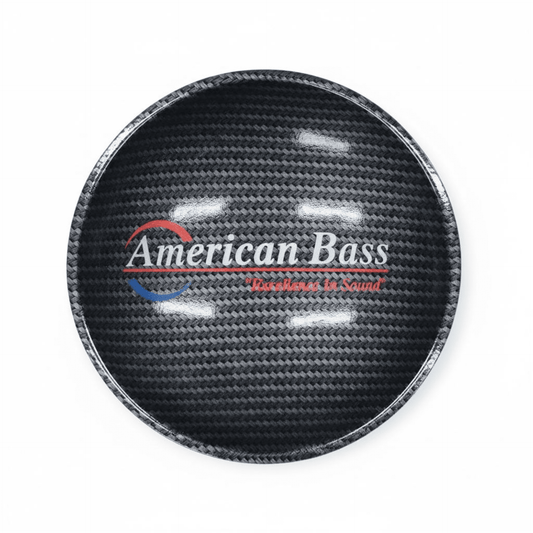 American Bass 6 - Inch Black Carbon Beauty Cap - American Bass Audio