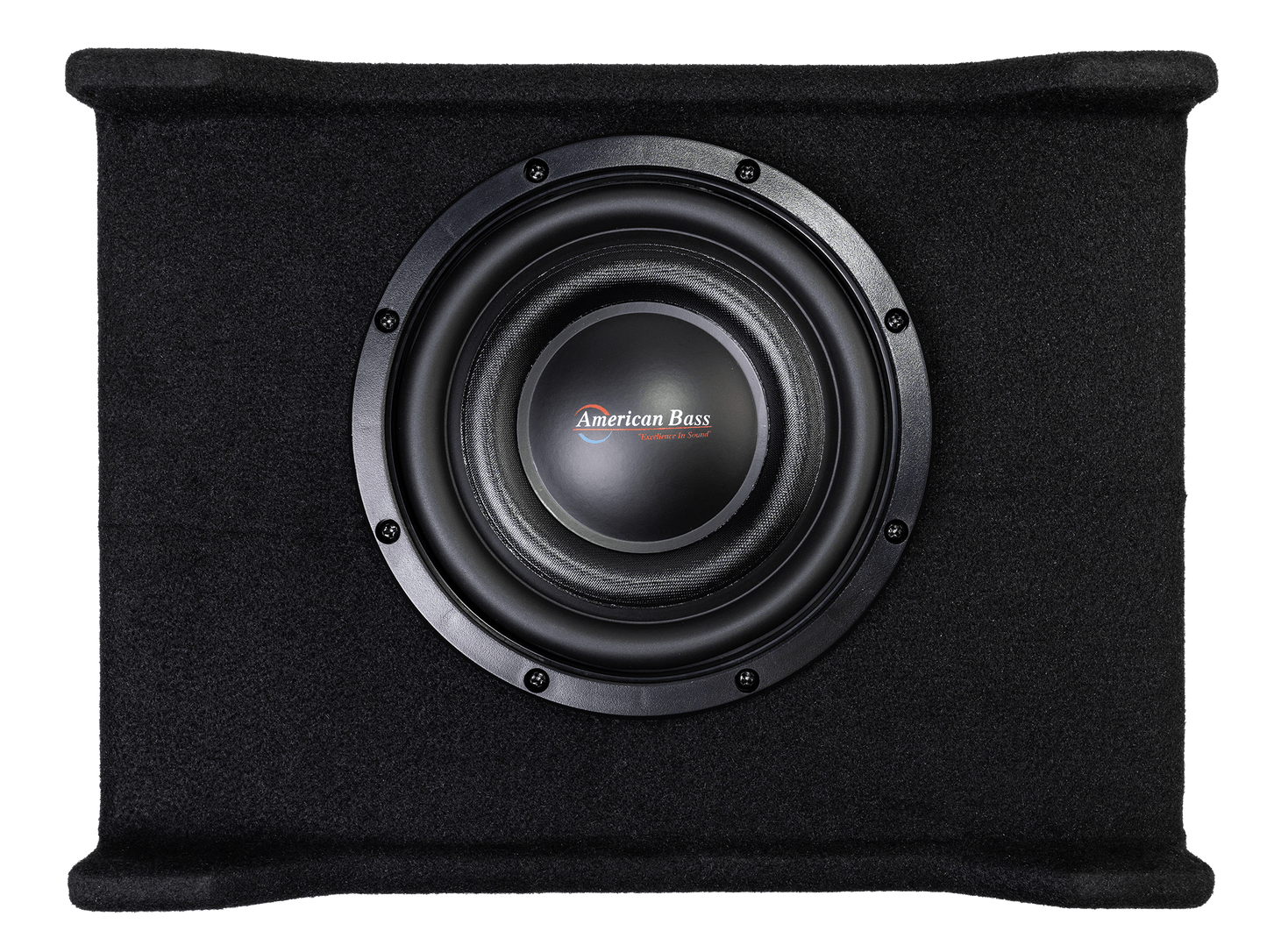American Bass Downfire Subwoofer Enclosure for Titanium Slim 8” - American Bass Audio
