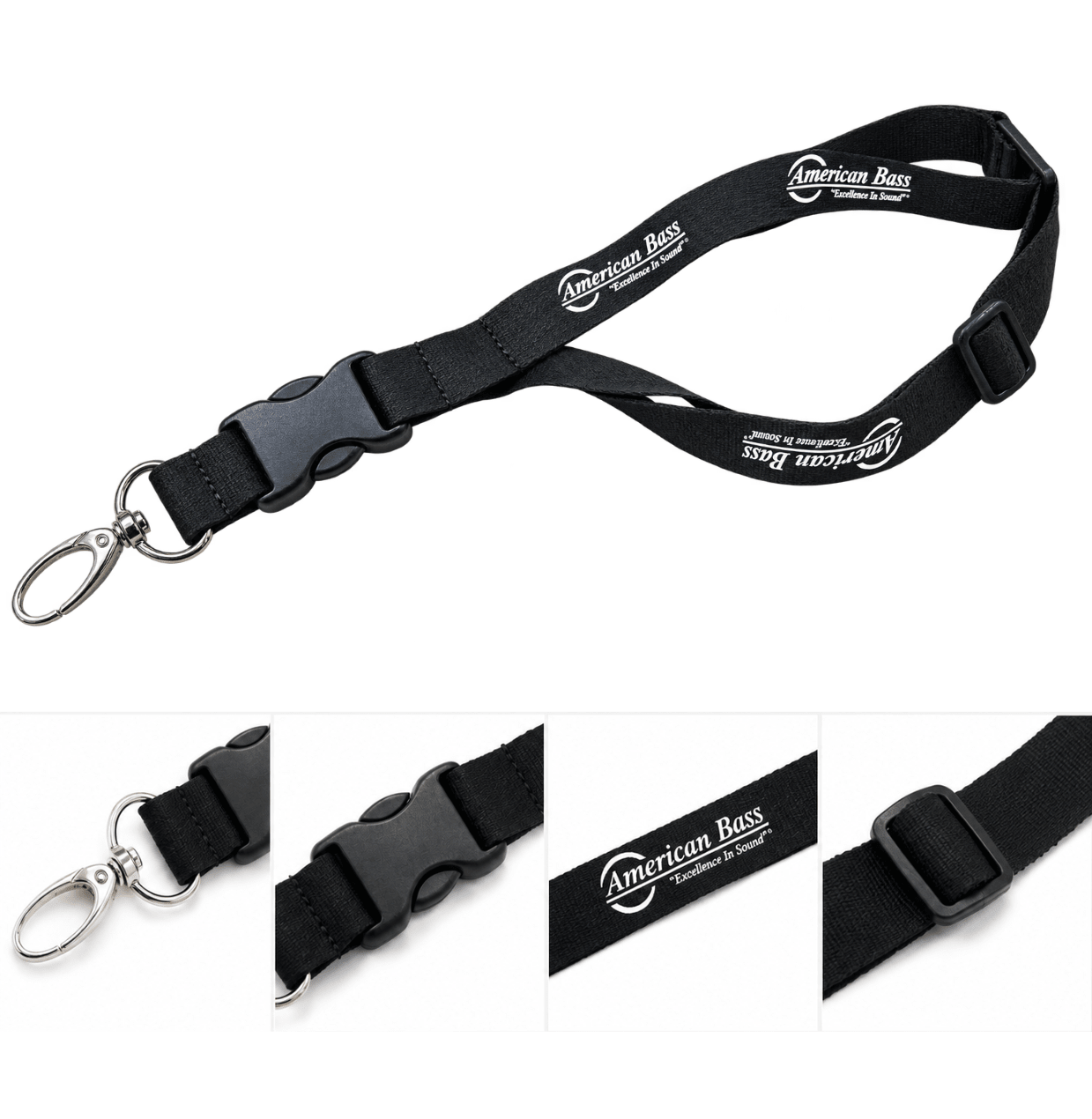 American Bass "Hang In There" Lanyard - 40 inches - American Bass Audio