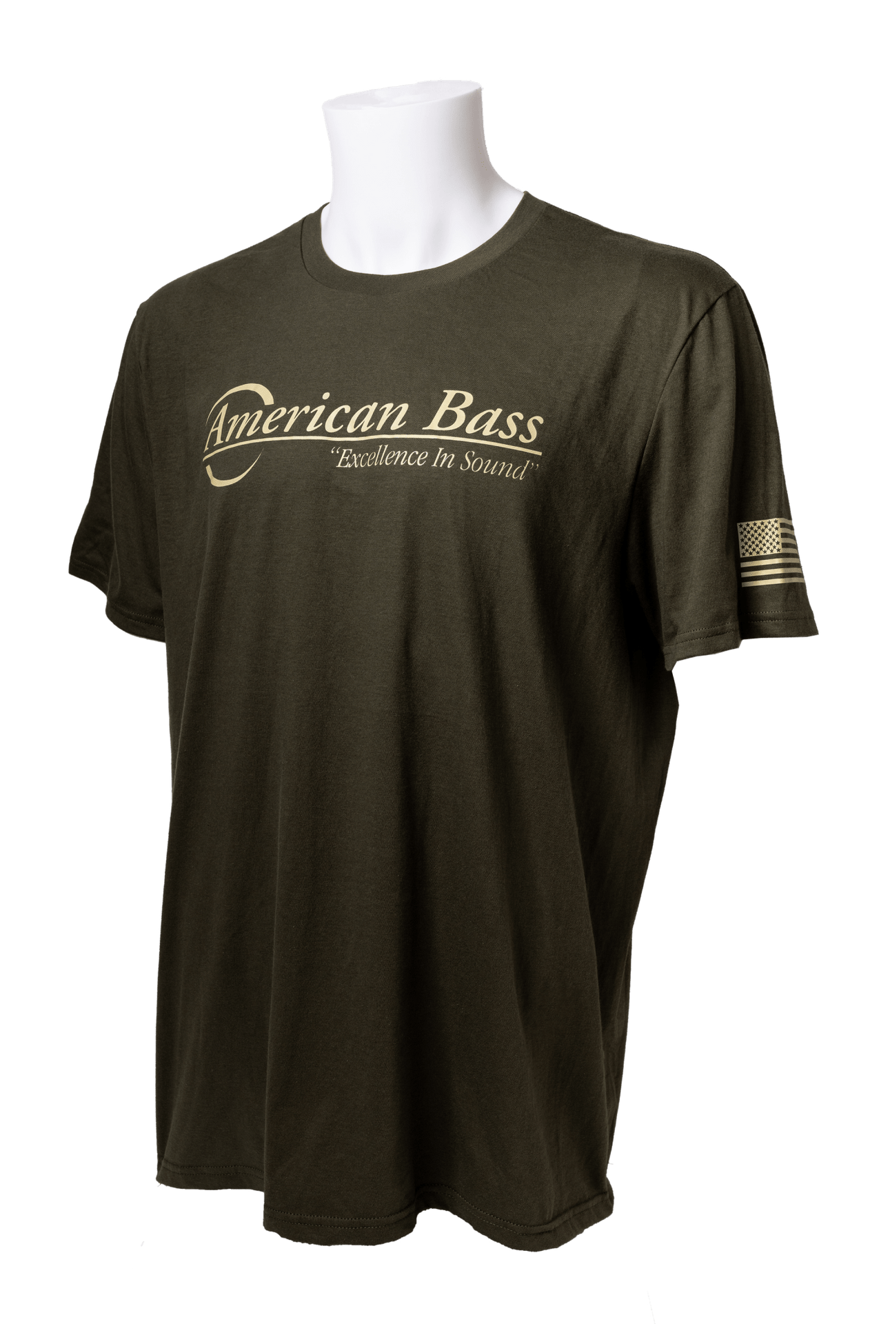 American Bass T-Shirt (Cameo Green) - American Bass Audio