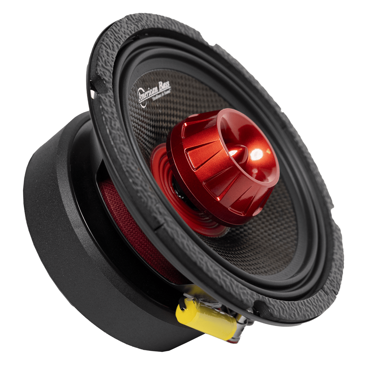 Biker Rebel Bundle — Biker Series 6.5" Midrange Speaker, carbon fiber cone