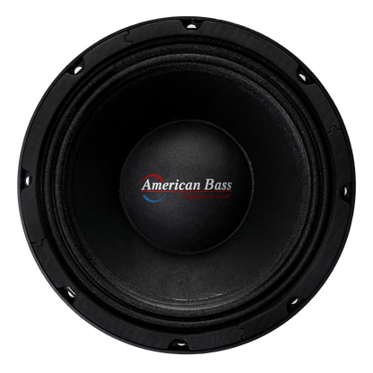 A close-up of the American Bass Godfather Pro Cast 10" Midbass Speaker (400 Watts) displays "Excellence in Sound" at the center, highlighting premium car audio quality against a plain white background.