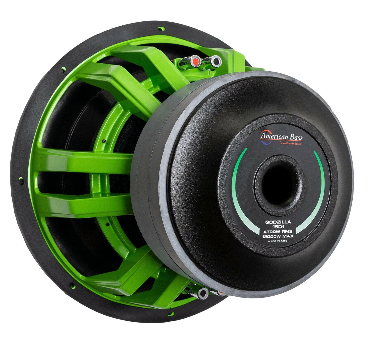 American Bass Godzilla 15" Subwoofer angle view