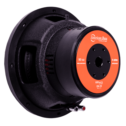 Ground Pound Bundle — 2x DX 10" Subwoofer + VFL Rebel REBEL-3000.1 Amplifier - American Bass Audio