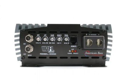 Ground Pound Bundle — 2x DX 12" Subwoofer + VFL Rebel REBEL-3000.1 Amplifier - American Bass Audio
