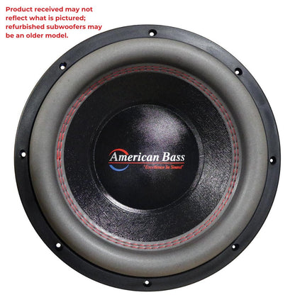 HD 10" Subwoofer Refurbished - American Bass Audio