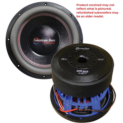 HD 10" Subwoofer Refurbished - American Bass Audio