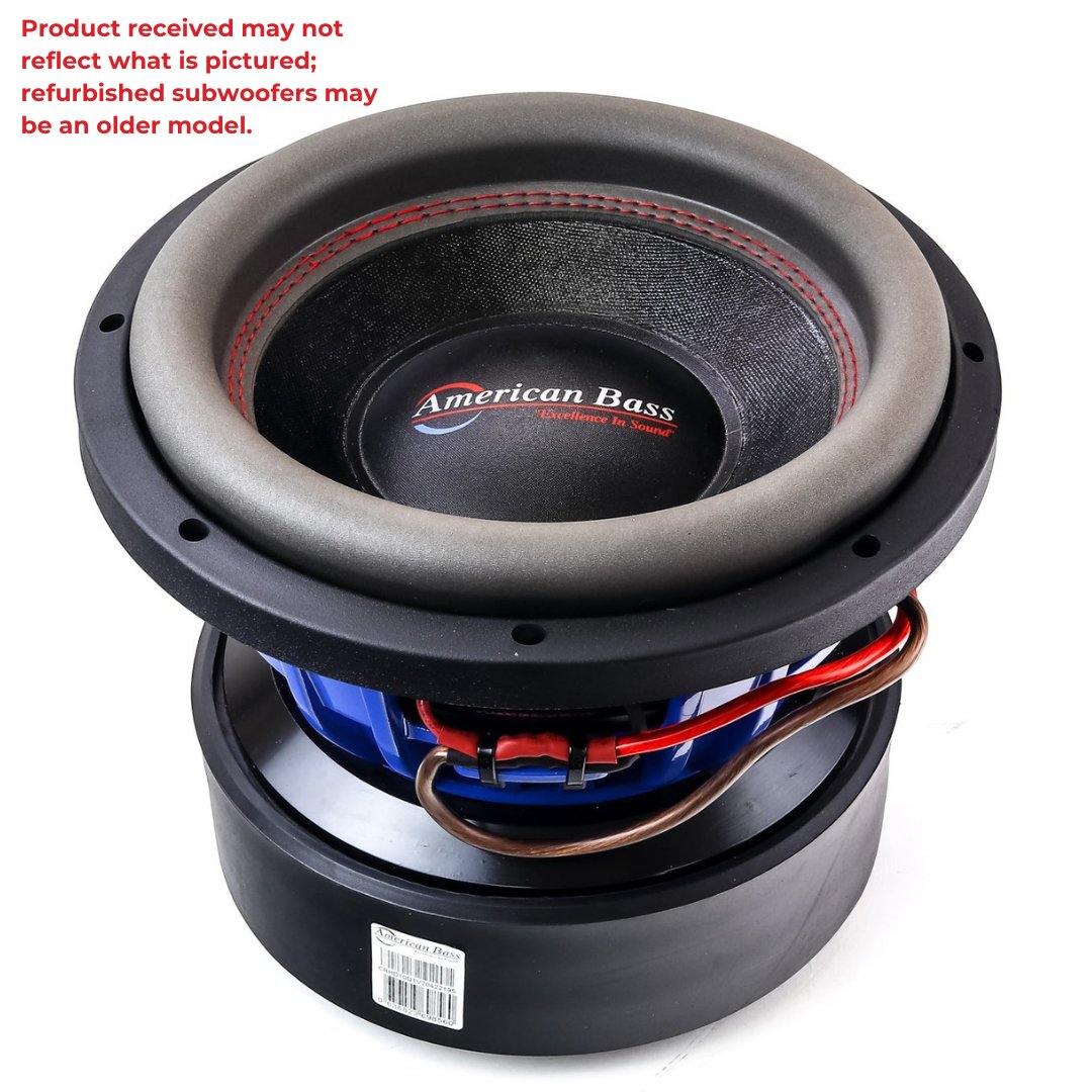 HD 10" Subwoofer Refurbished - American Bass Audio