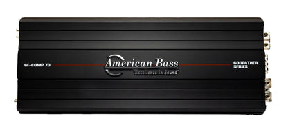 Power Pack: 2 Godfather 12 Subwoofers + Godfather Comp 7D Amplifier - American Bass Audio