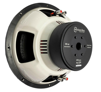 Power Pack: 2 XO 1244 Subwoofers + VFL Hybrid 2800.1 Amplifier - American Bass Audio