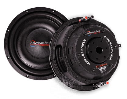 SL 10″ Car Subwoofer | 300 Watts RMS | Single Voice Coil 4 Ohm (Shallow Mount) - American Bass Audio