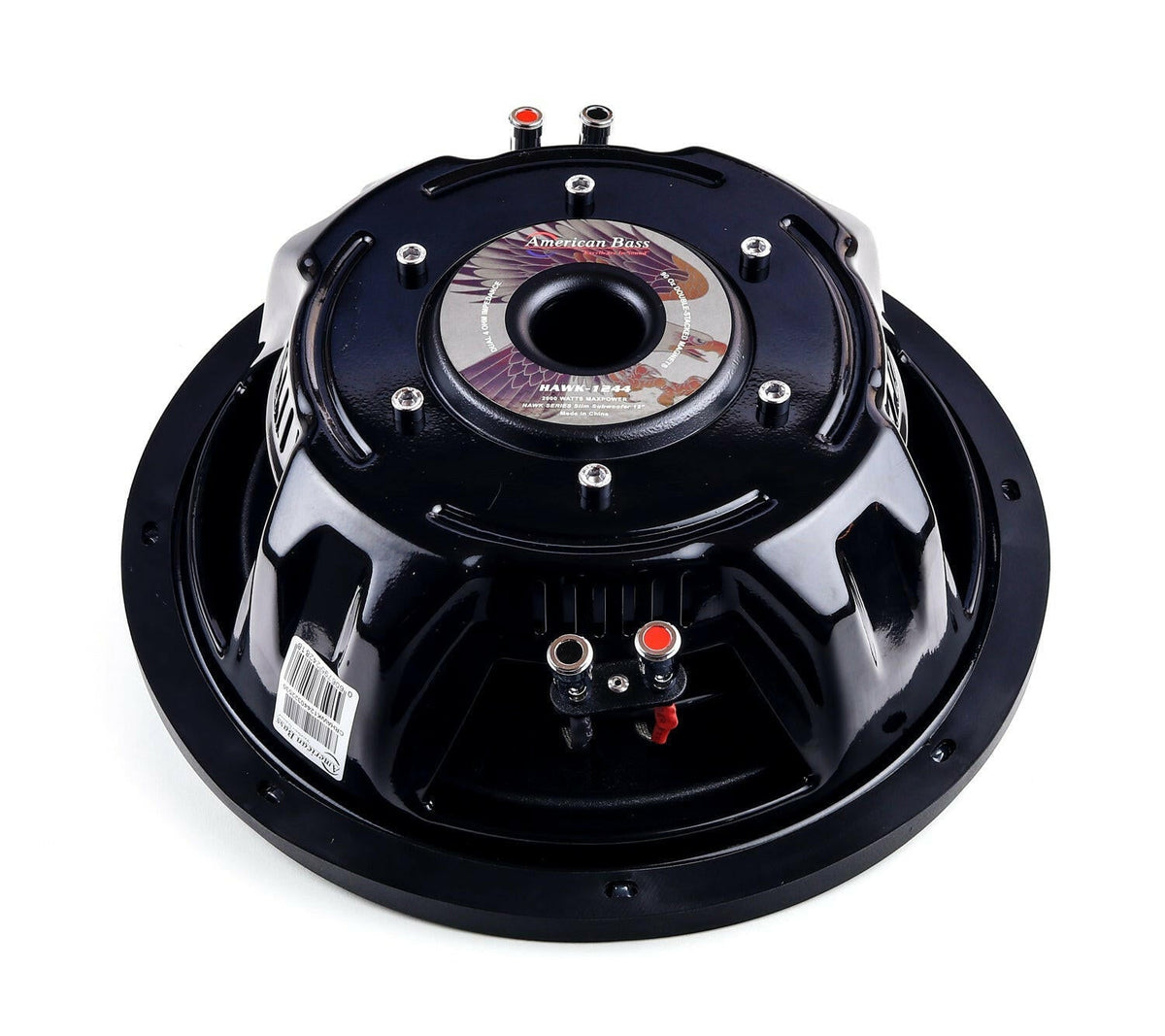 Slim Rebel Bundle — 2x Hawk Slim 12" Subwoofers + VFL Rebel REBEL-5000.1 Amplifier - American Bass Audio